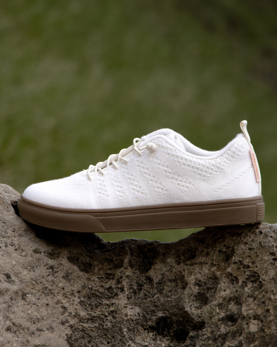 Kiama sneaker with Gum sole in outdoor setting
