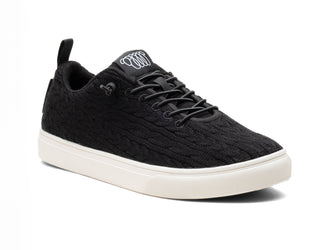 jet merino wool cooma with breathable fabric, white sole, and back pull tab for easy wear.